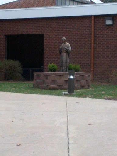 Saint John Neumann Statue at Catholic Church