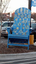Big Blue Daisy Chair