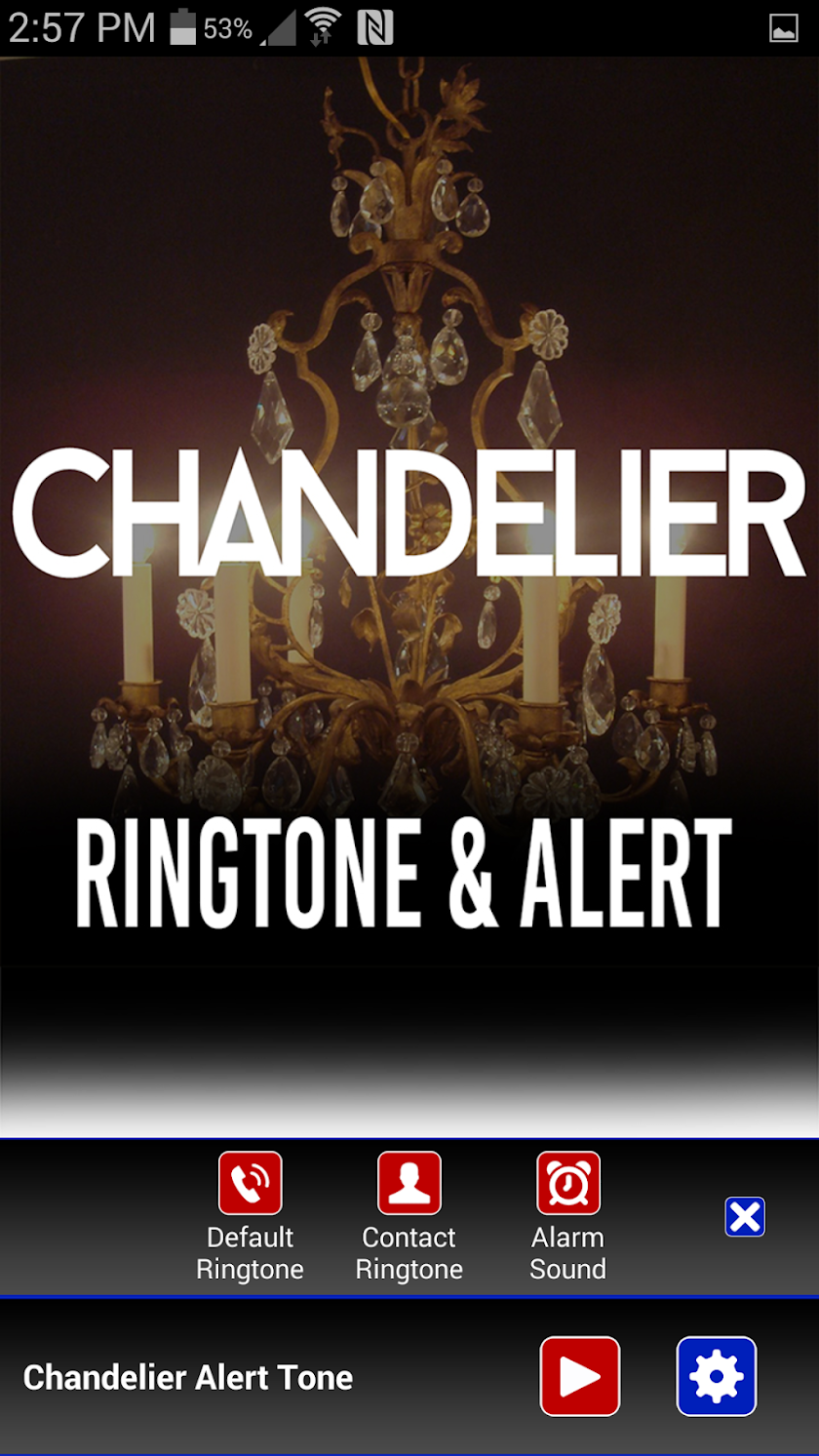 Chandelier Ringtone Screen 2