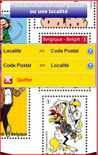 Code Postal Belge