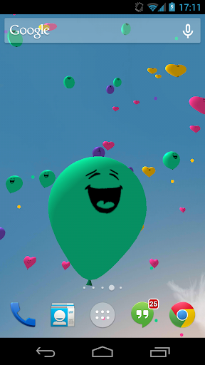 Balloons 3D live wallpaper