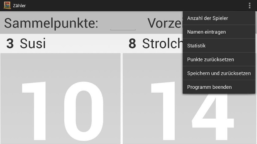 Spielstand Zähler Screen 2