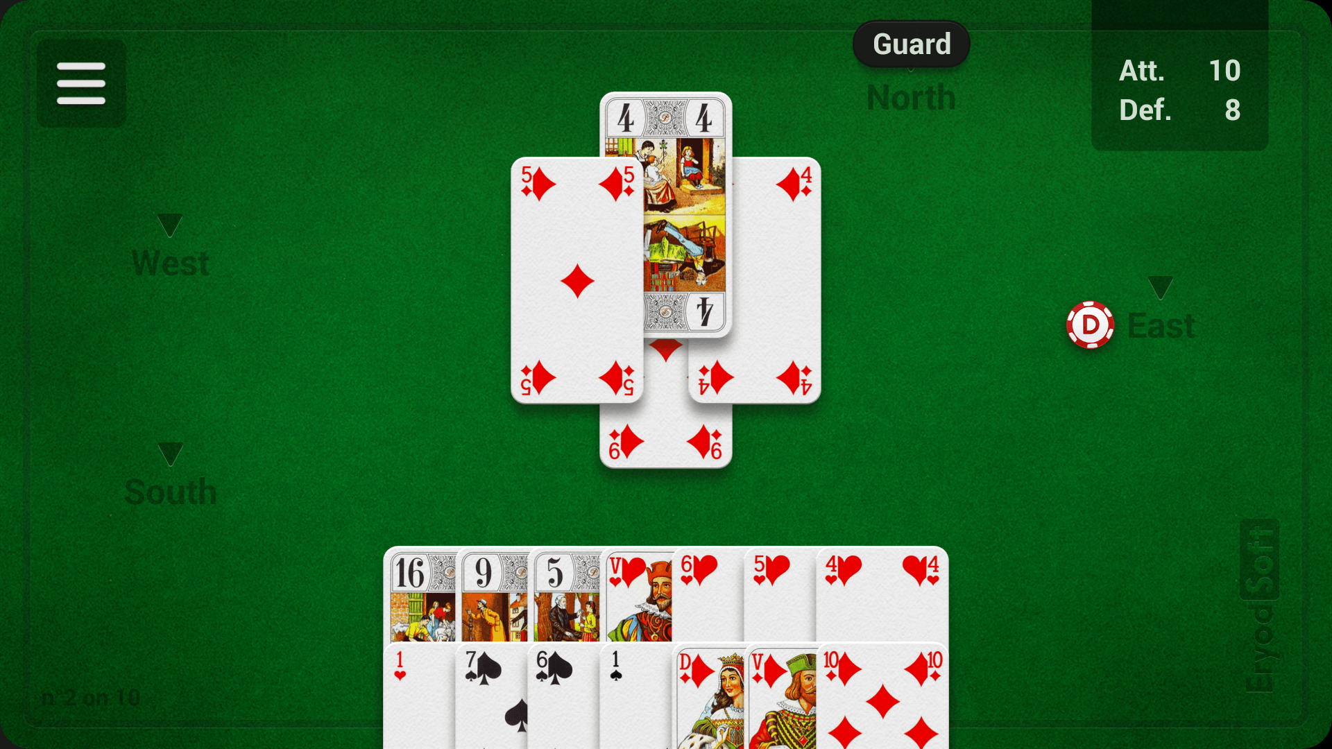 Android application French Tarot - Free screenshort