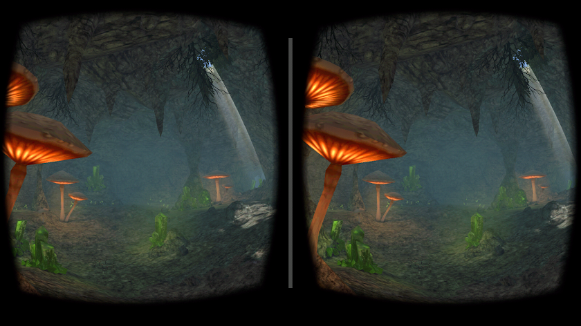 VR Cave Flythrough Screen 2