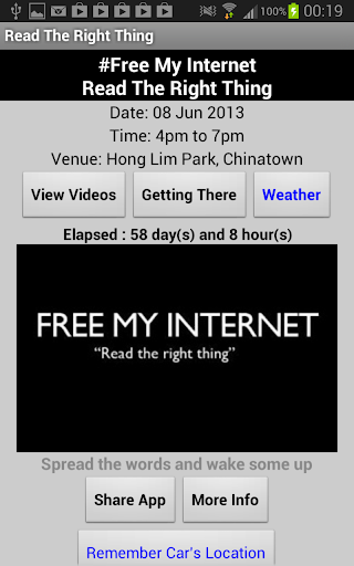 Free My Internet Protest