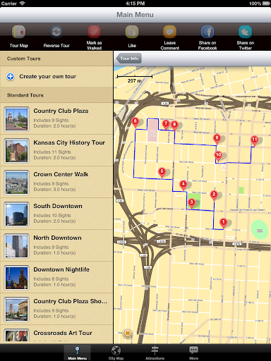 【免費旅遊App】Kansas City Map and Walks-APP點子