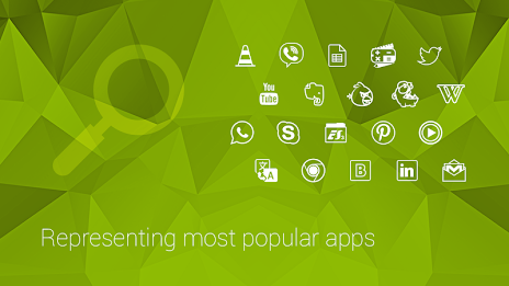 Minimalistic Icons | Green poster 13