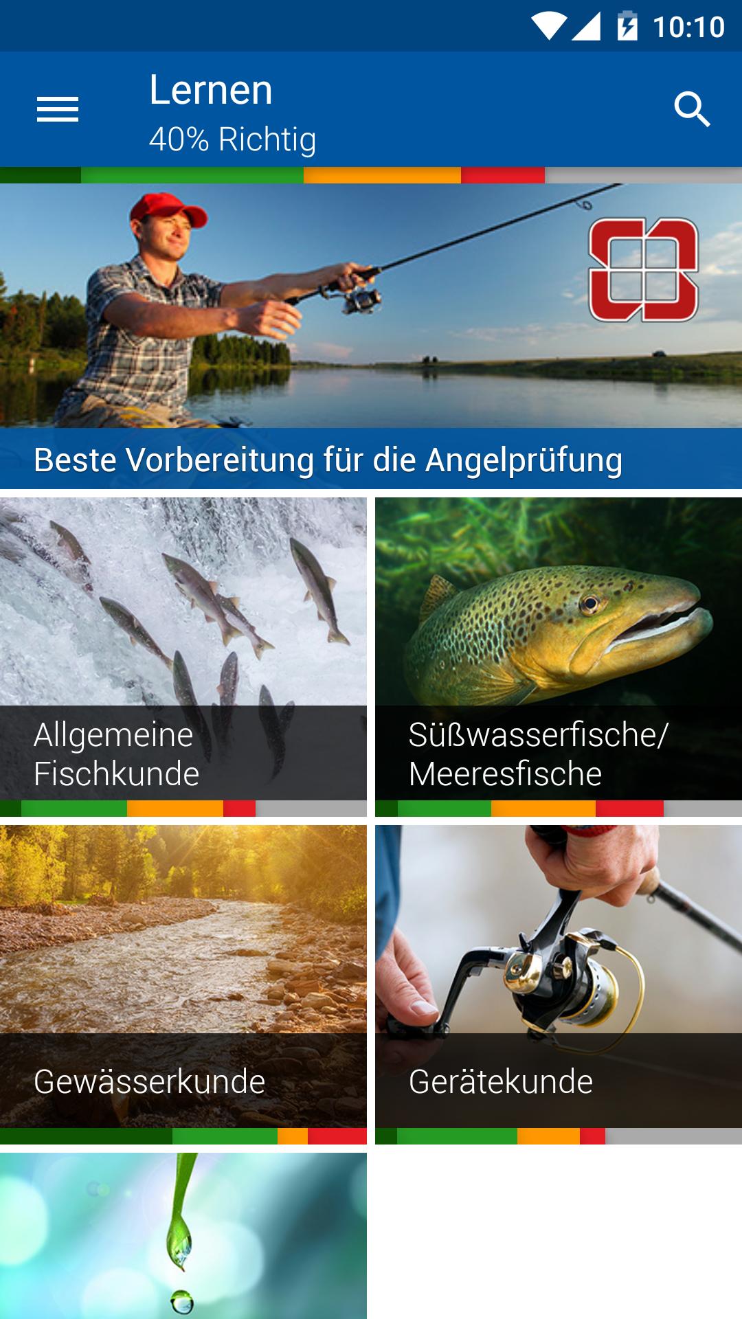 Android application Heintges Angelschein Trainer screenshort