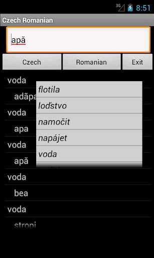 Czech Romanian Dictionary