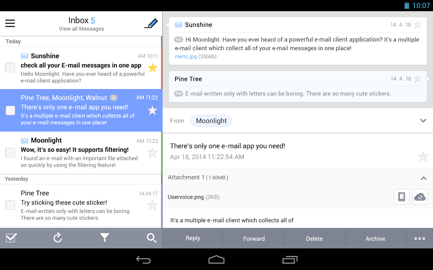 Phone Best Email Client For Android Phone solmail all in one email app android apps on google play screenshot