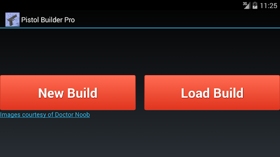 Android application Pistol Builder PRO screenshot