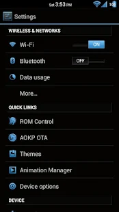 Black 'n Blue CM10/AOKP Theme - screenshot thumbnail