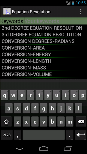 Equations Resolution