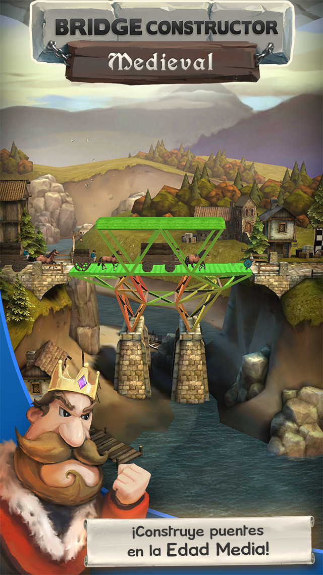 Android application Bridge Constructor Medieval screenshort