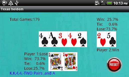 Texas Holdem calculator Screenshots 5
