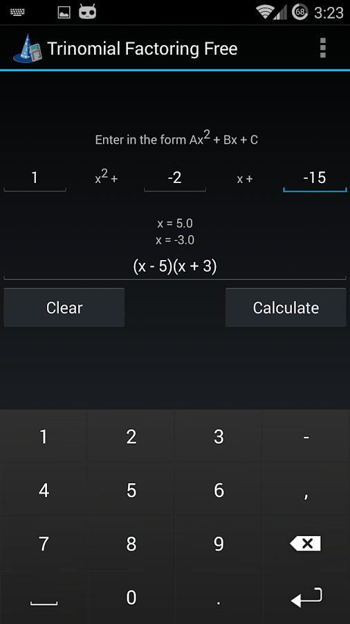 Expression Factoring Calculator -- Algebra.Help