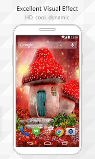 Fairy Mushroom Live Wallpaper