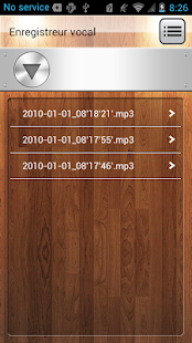 Enregistreur vocal Screen 2