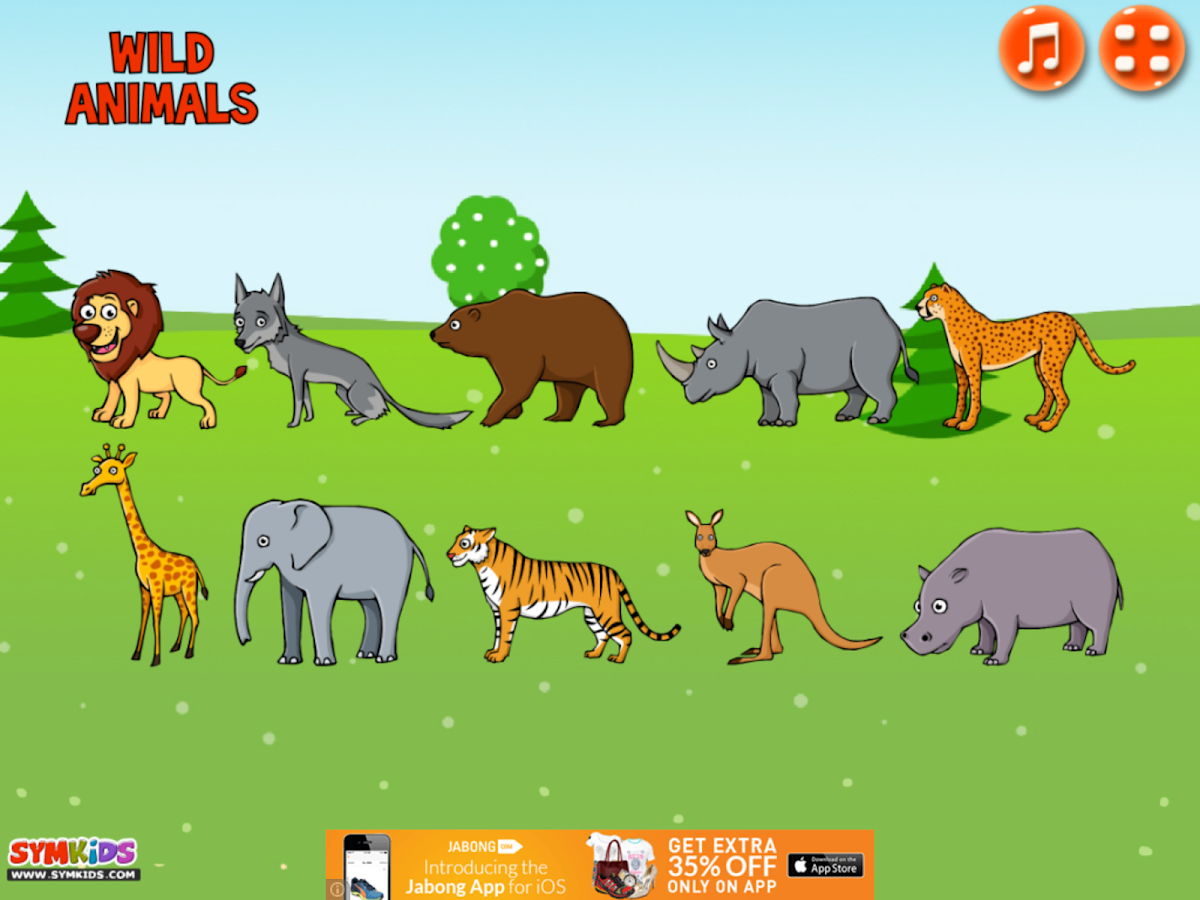 Images Of Wild Animals For Kids