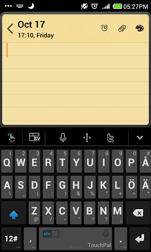Swedish TouchPal Keyboard