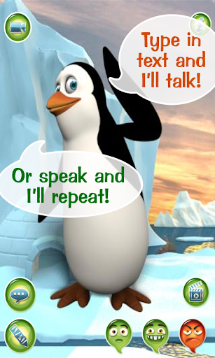 【免費娛樂App】Talky Pat The Penguin FREE-APP點子