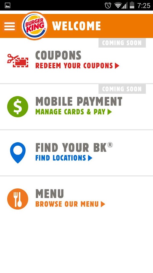 BURGER KINGÂ® App - screenshot