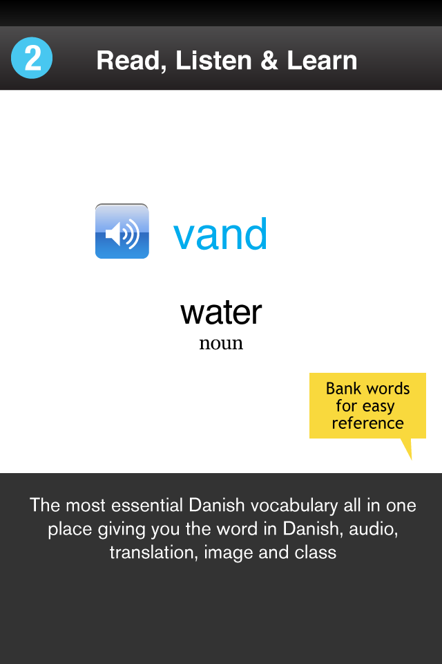 Learn Danish WordPower Screen 2