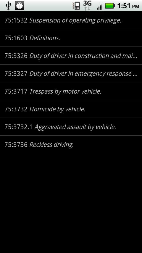 PALaw - Title 75 - Vehicle Screen 3