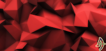 Polygons Red Xperien Theme APK