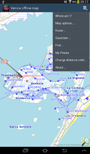 Venice offline map