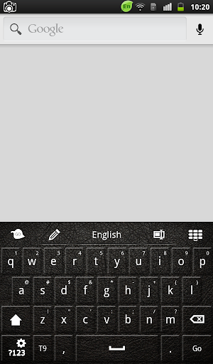 【免費個人化App】Black Leather Keyboard-APP點子