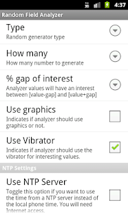 Random Field Analyzer (Free) Screenshots 1