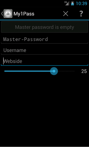My1Pass - Master-Password