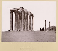Zuilen van de tempel van de Olympische Zeus, Athene