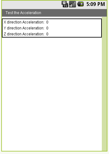 Accelerator Sensor