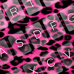 Pink Cheetah Keyboard Theme Apk
