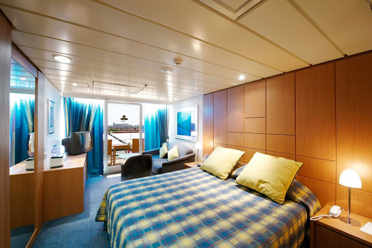 Balcony Staterooms give guests on MSC Armonia private views out to the Mediterranean and beyond.
