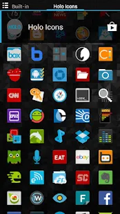 Holo Icons (Nova/Apex/Go/ADW) - screenshot thumbnail