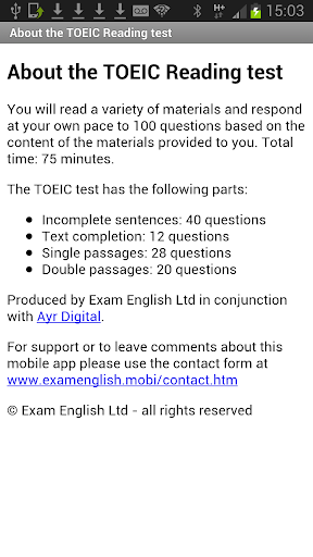 【免費教育App】TOEIC® Reading-APP點子