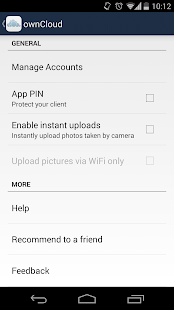 ownCloud - screenshot thumbnail