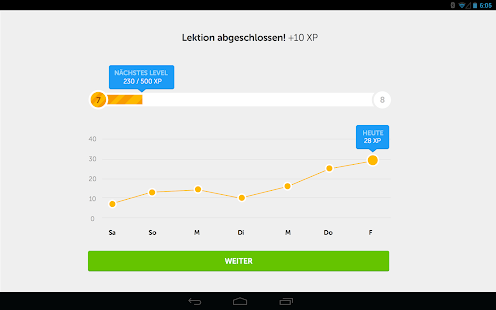 Duolingo: Sprachkurse umsonst Screenshot
