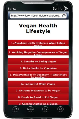 Vegan Health Lifestyle