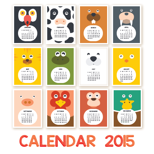 Cute Calendar 2015 LOGO-APP點子