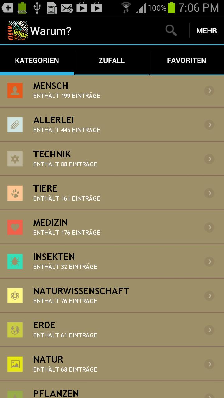 Warum? Screen 2