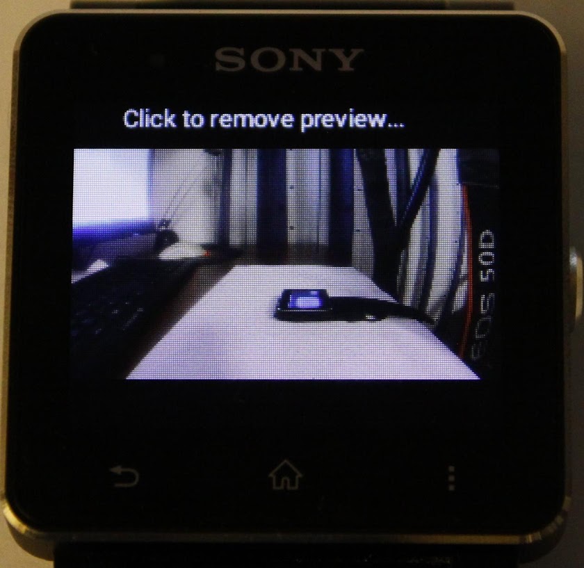 SONY CAM SMARTWATCH CONTROL Screen 3