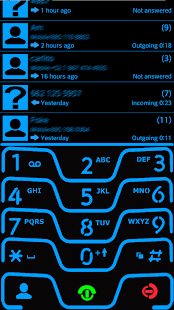 Download THEME NEON BLUE FOR EXDIALER APK for PC