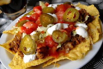 Spicy Baked Black Bean Nachos