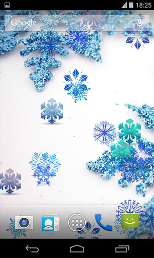 免費下載個人化APP|Beautiful Snowflakes LWP app開箱文|APP開箱王