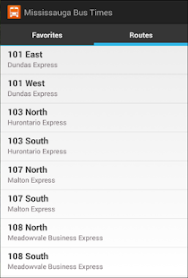 Mississauga Bus Times Screenshots 1