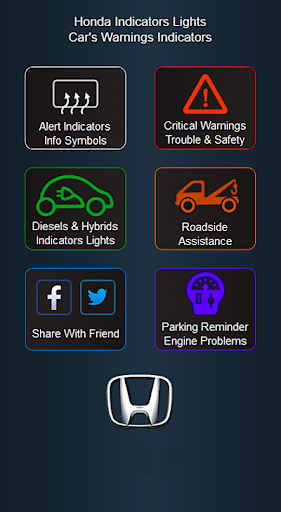 【免費交通運輸App】Honda Cars Indicators Lights-APP點子